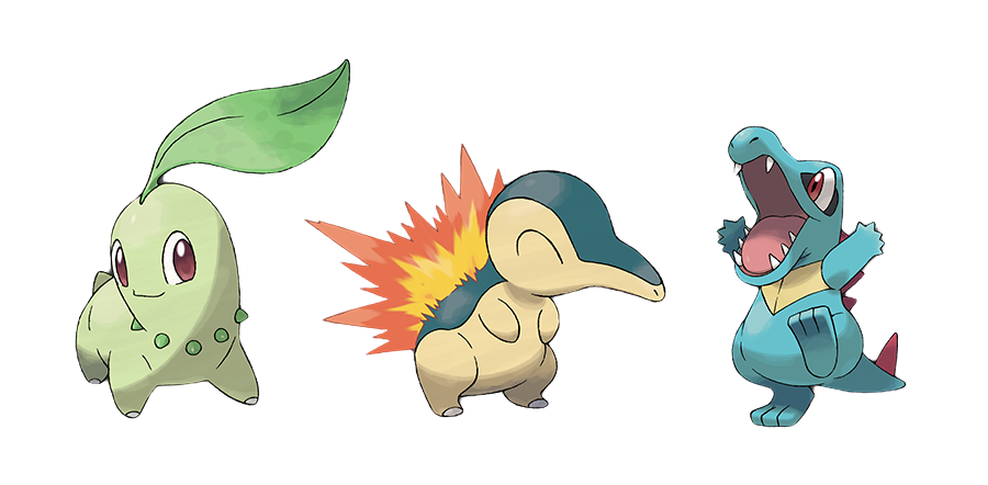johto Starters
